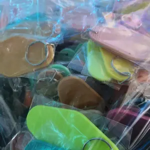 Set of Blank DIY Motel Keychains for Crafting