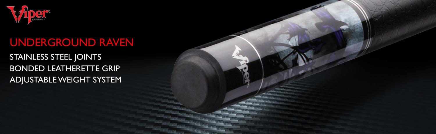 Viper Underground Raven Billiard/Pool Cue Stick