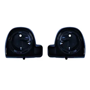 Midnight Blue Lower Vented Fairing 6.5" Speaker Pod Mounts for Harley® Touring '94-'25