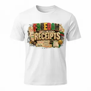 Freedom Came With Receipts T-Shirt | Vintage Juneteenth 1865 Tee