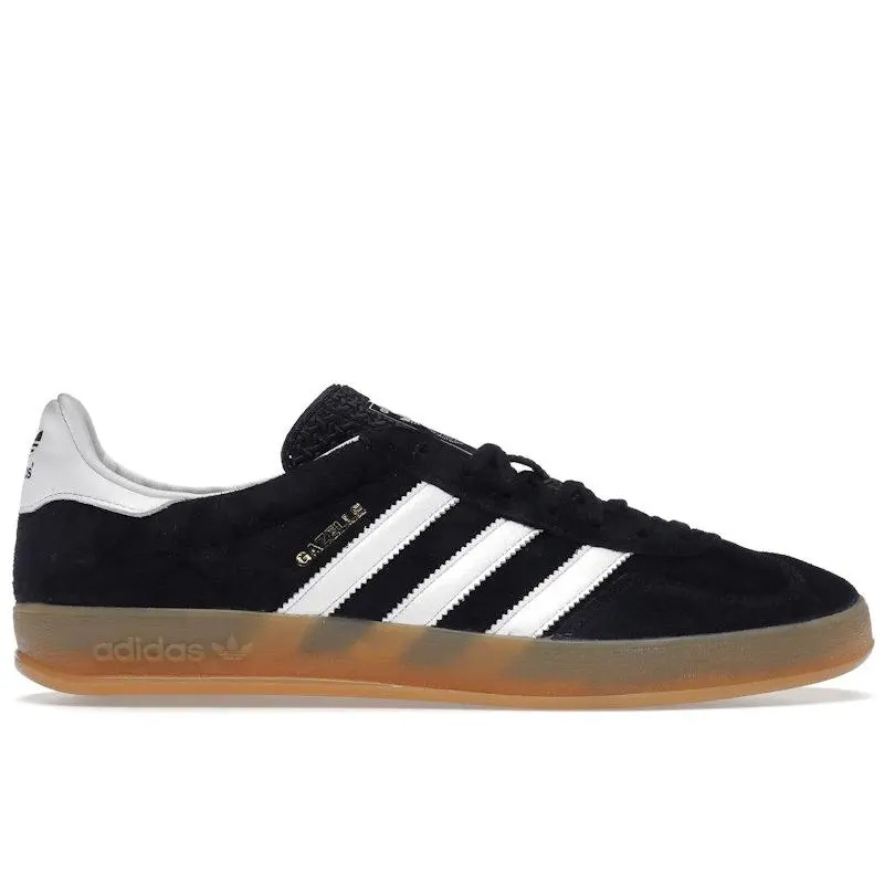 adidas Men's Gazelle Black White Gum, from StockX