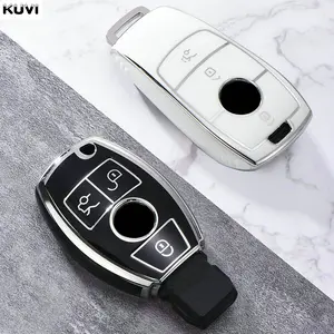 TPU Car Key Case Cover S Fob For Mercedes Benz A C E S Class W204 W205 W212 W213 W176 GLC CLA AMG W177 Auto Accessories