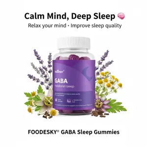 FOODESKY 3 Pack Dreamy Sleep Gummies Helps improve sleep quality. Supports emotional balance and stress relief. Promotes neuromuscular relaxation.