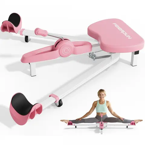 FED Fitness LS1 Unisex Adjustable Leg Stretcher Machine - Home Exercise Machine with Adjustable Stretching Angles, 4'-6' Fit Range for Flexibility, Strength Training (Beginners, Yoga/Martial Arts Enthusiasts)