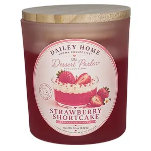 Strawberry Shortcake Dessert Gel Candle