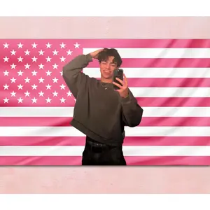 Funny American flag wall hanging malachi flag tapestry,can be used in kitchen, living room,bedroom,barton dining room.