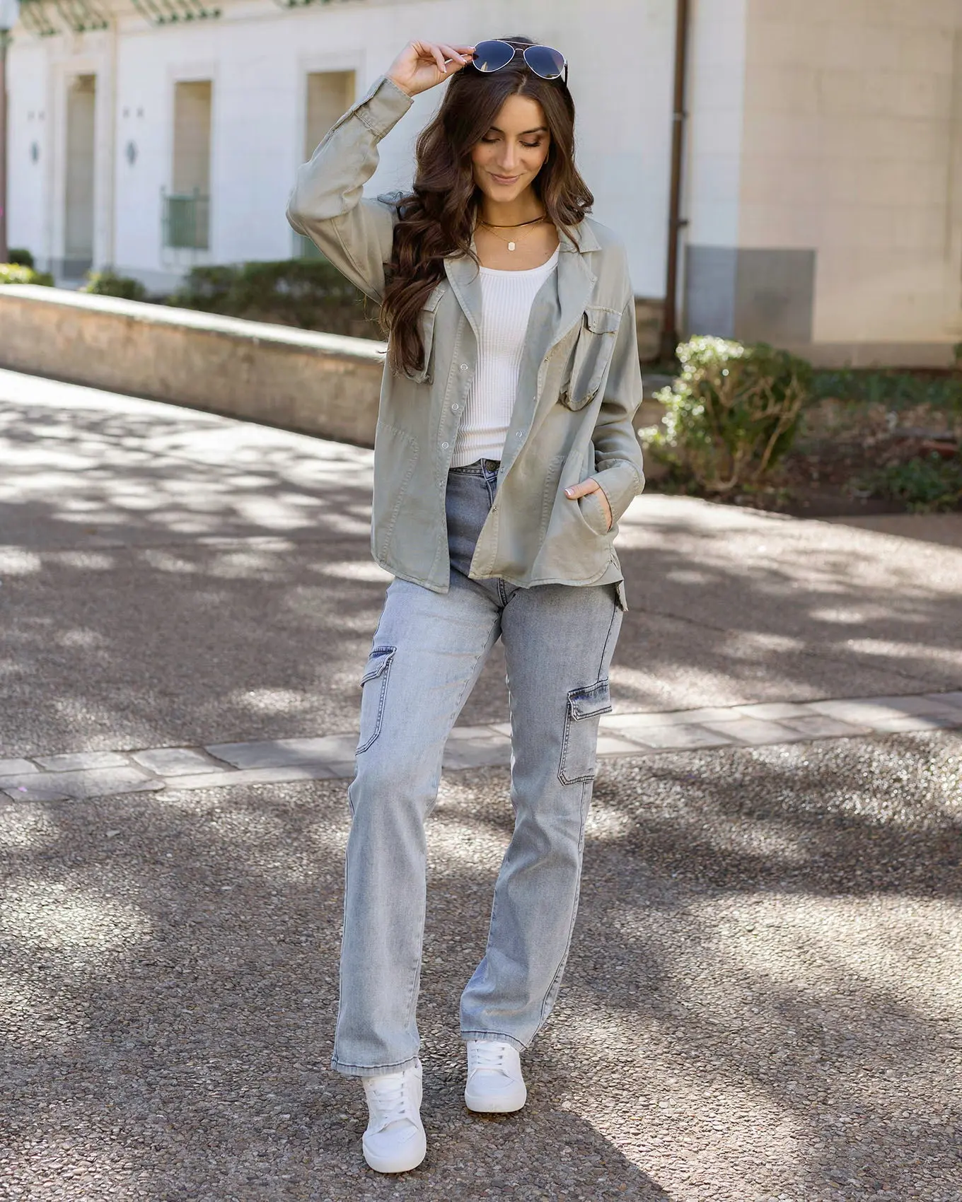 Soft Wash Cargo Jeans - FINAL SALE
