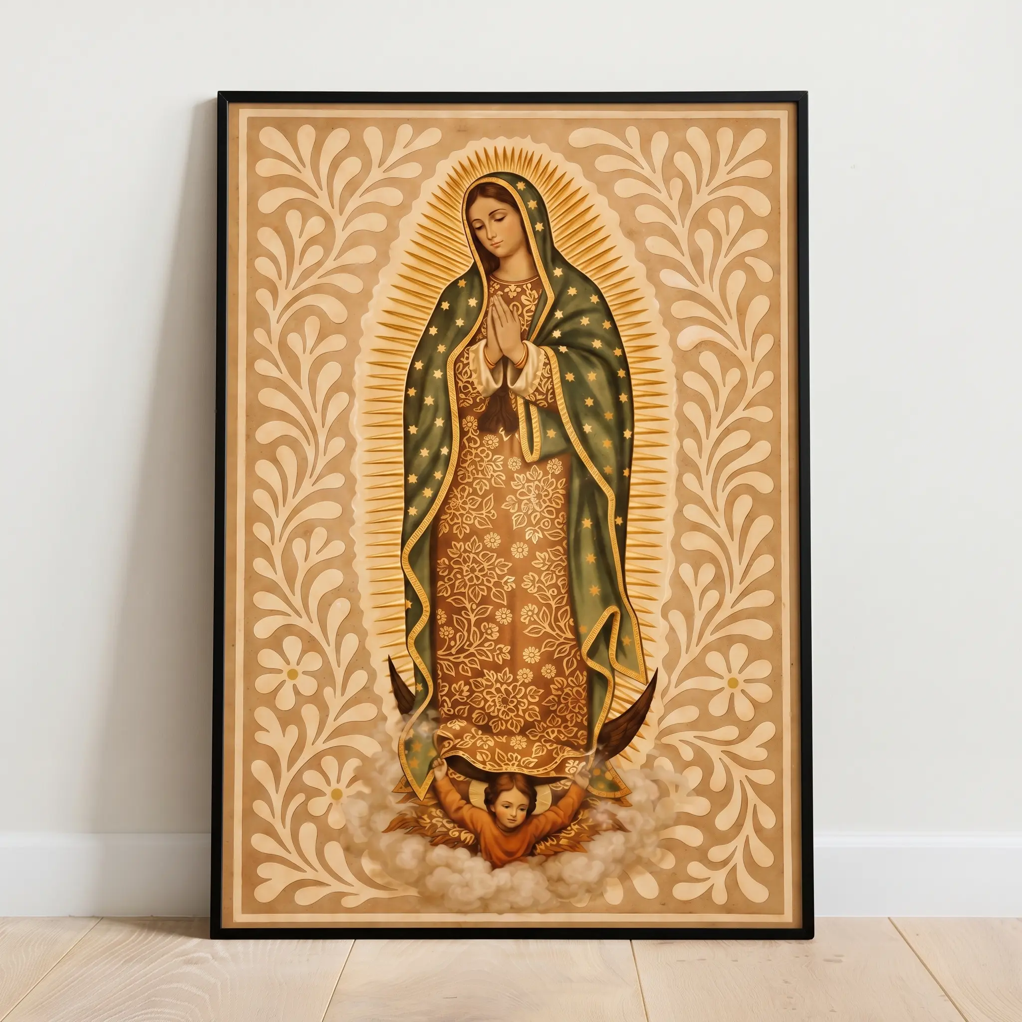 Talavera Virgen de Guadalupe, Mexico Posters,Our Lady of Guadalupe, Mexican posters, Latina Gifts, Mother day Gifts
