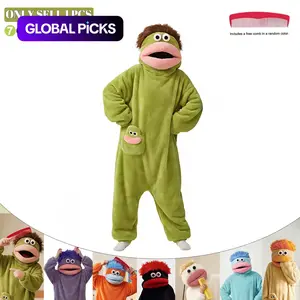 Adult Funny Animal Onesie Blanket Set, Super Soft Plush Hooded Home Blanket, Includes Robe and Comb, Perfect for Movie Night and Relaxation