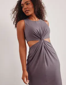 Around The World Front Twist Dress