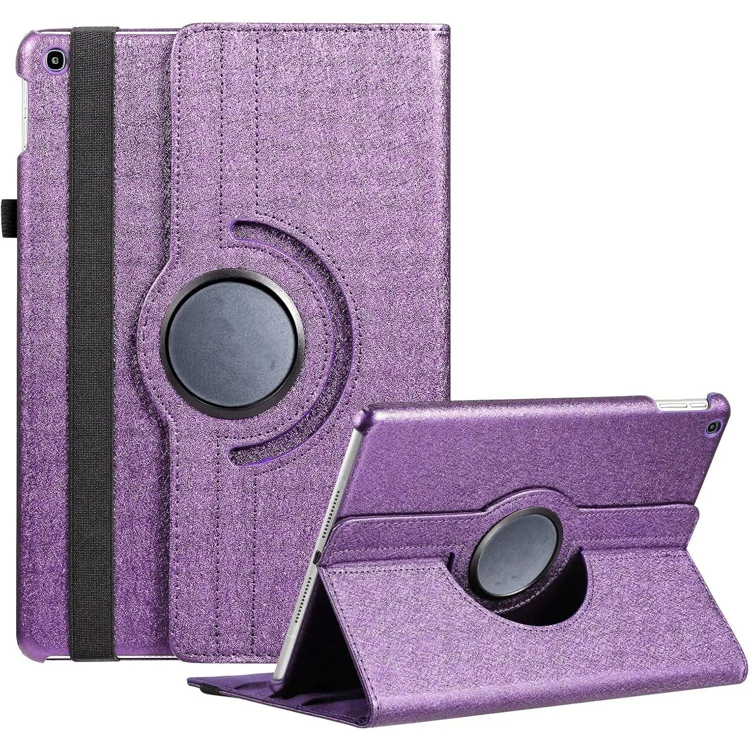Case for  Galaxy Tab A 10.1 2019, 360  Rotating Stand  Case for  Tab A 10.1 Inch Tablet [SM-T510/T515] 2019 Release (Purple)