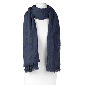 Samantha Brown To-Go Frayed Edge Convertible Scarf Blanket