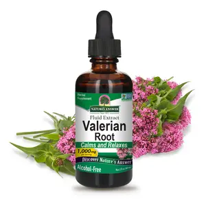 Nature's Answer Valerian Root Liquid Extract, 2oz - Alcohol-Free Supplement for Rest and Relaxation