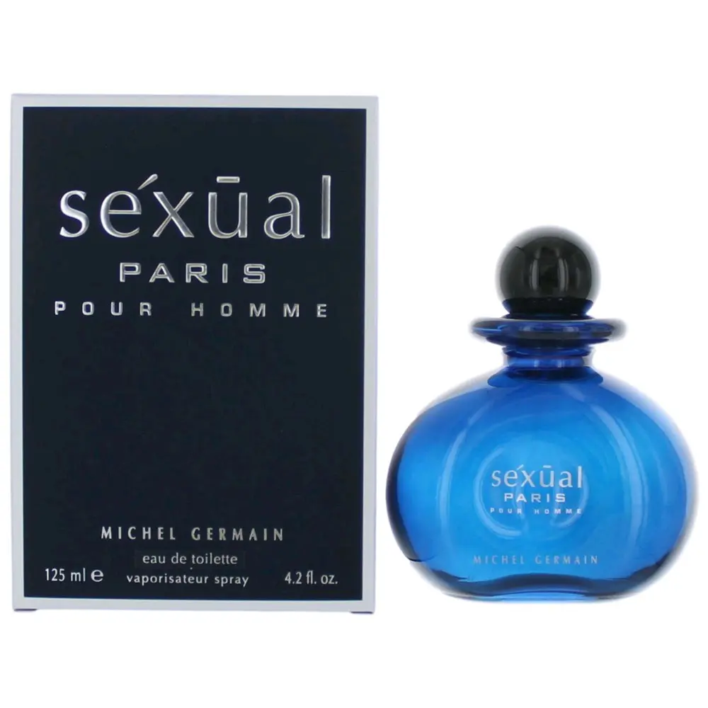 Michel Germain Sexual Paris Men's 4.2 oz EDT Spray - EDP Spray Option with Cedar Wood and Grapefruit Notes, Edt Edp Spray
