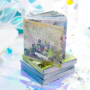 50 Sheets/bag Sticker Book, Sticker Album, High-Quality Paper Material, Dream Seed Series Summer Theme Stationery Bottle Decoration Stickers