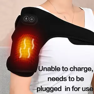 Electric Heated Shoulder Pad, 3-level & Vibration Shoulder Pad, Multifunctional Heating Pad, Comfortable & Stable Shoulder Warmer for Home & Car Use