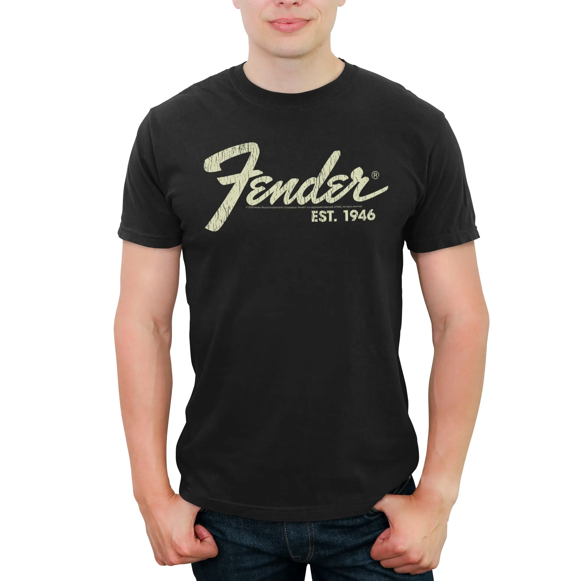 Men's Fender Distressed Logo T-Shirt
