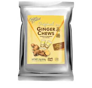 Prince of Peace Original Ginger Chews, 1 lb. – Candied Ginger – Candy Pack – Ginger Chews Candy – Natural Candy