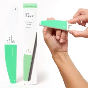 Dr. Dana Nail Buffer for Natural Nails - Professional Three Grit Buffing Block for Healthy Beautiful Nails - At-Home Pedicure and Manicure Tools - Smoothing, Polishing and Shining