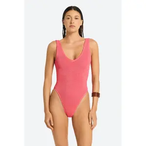 Bound by Bond-Eye Mara One Piece in Coral Pink