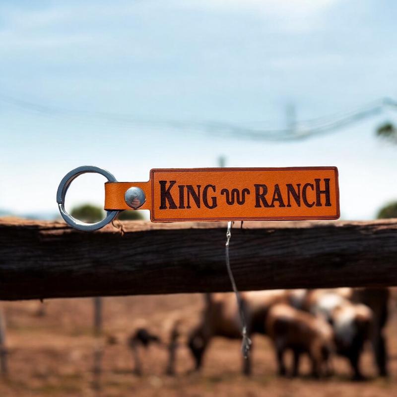 King Ranch Keychain for Trucks, Power Stroke, Genuine Leather - TikTok Shop