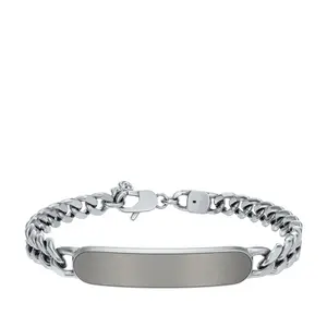Fossil Men's Ellis Stainless Steel ID Bracelet