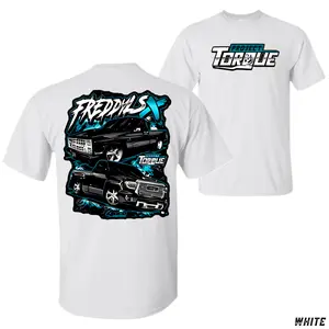 Project Torque Freddy’s Truck T-Shirt – Custom Lifted Pickup Graphic Tee with Street Performance Style, Modified Truck Culture Design, Perfect Gift for Truck Enthusiasts & Gearheads, Unisex Casual Tee, Menswear Tops