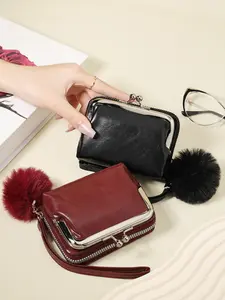 Zipper around wallet, simple credit card holder with multiple card slots, multifunctional wallet that can be split and used, large capacity women's wallet, hand-held bag, storage bag, Durable Fashion Wallet, Zipper Wallet Design