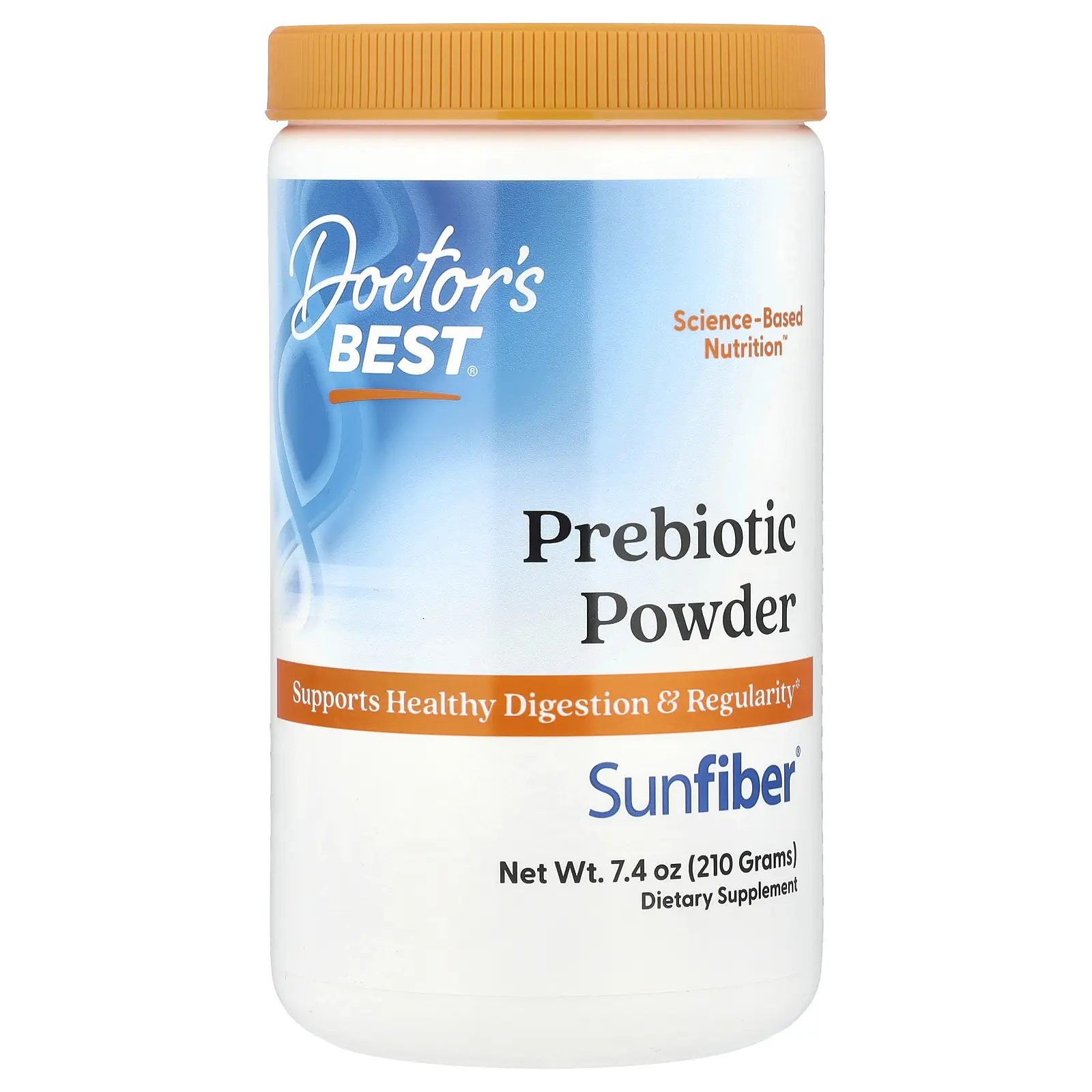 Doctor's Best Prebiotic Powder, Sunfiber®, Unflavored, 7.4 oz (210 g) Doctor's Best Prebiotic Powder, Sunfiber®, Unflavored, 7.4 oz (210 g)