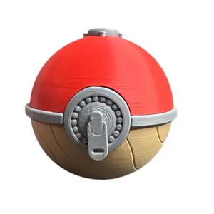 Poke ball Hisui - Inspired 3D Printed Poke Ball Collectible