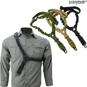ShinyBull Tactical Single Point Harness Adjustable CS Gun Safety Carry High-Quality Nylon 78-107cm Length Easy to Clean