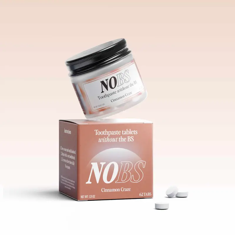 NOBS Toothpaste Tablets (Cinnamon Craze)
