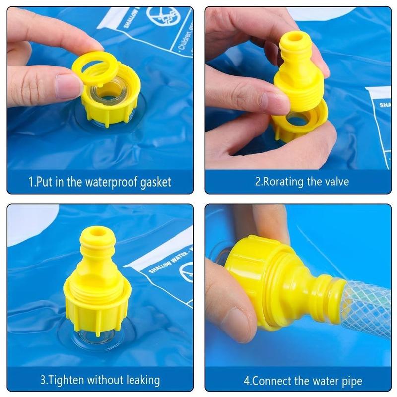 Water Splash Pad, Splash Proof Water Play Pad, Outdoor Lawns, Beaches, Gardens, Summer Parks and Yard Toys, Inflatable Water Slide, Inflatable Pool, Inflatable Waterslide, Paddling Pool, Kids Toys, Inflatable Water Sprinkler, Inflatable Floating Bed