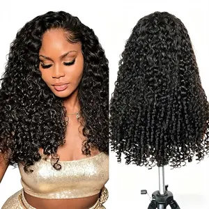 OQ HAIR Pre-Styled Glueless Bouncy Spiral Curls Wear Go Wig Pre-cut 7x5 HD Lace Plucked Natural Hairline