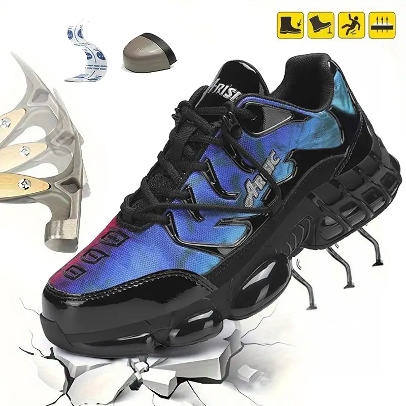 2025 NEW Steel Toe Shoes for Men Indestructible Work Shoes Lightweight Steel ToeSneakers Safety Shoes PunctureProof Composite Toe Shoes Footwear Comf