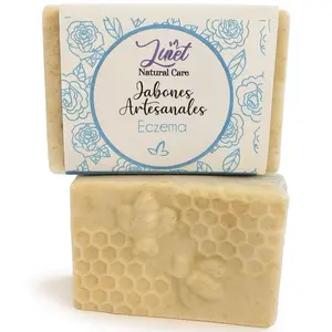 Linet Natural Care Eczema Soap with Goat Milk & Oatmeal for Gentle Skin Care