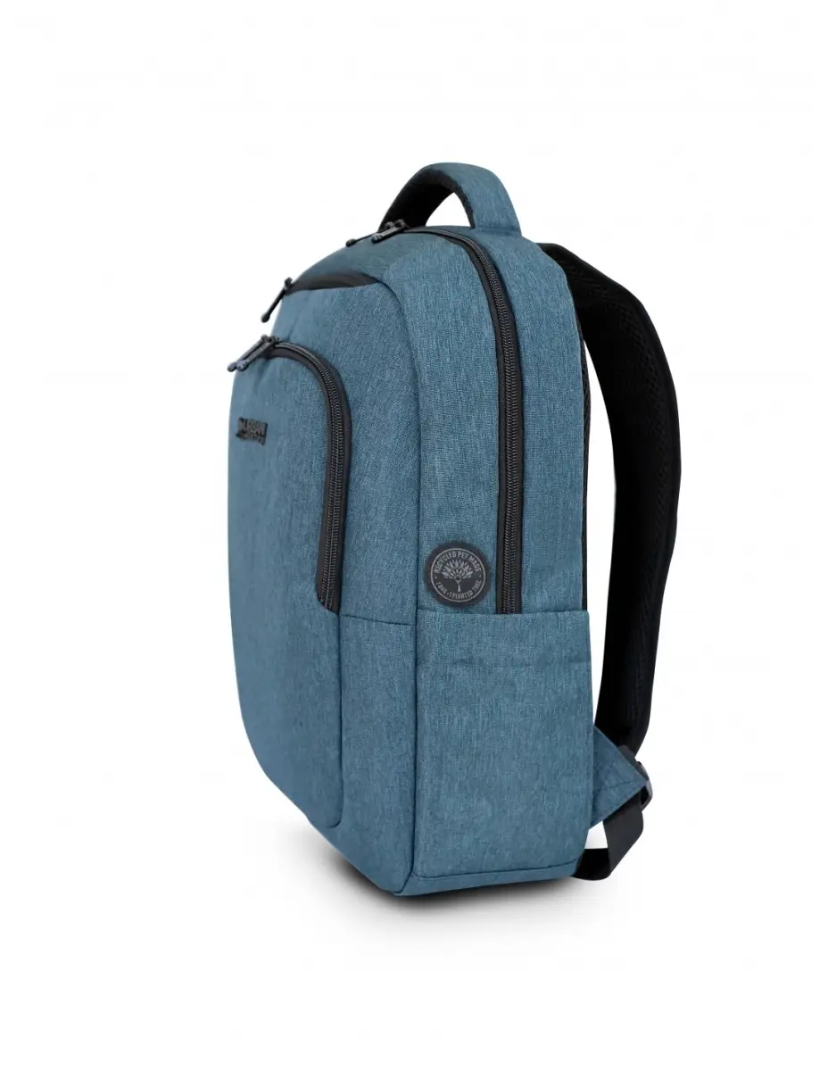 Urban Factory ECB24UF 13-14 in. Cyclee City Edition Ecologic Backpack for Notebook, Deep Blue