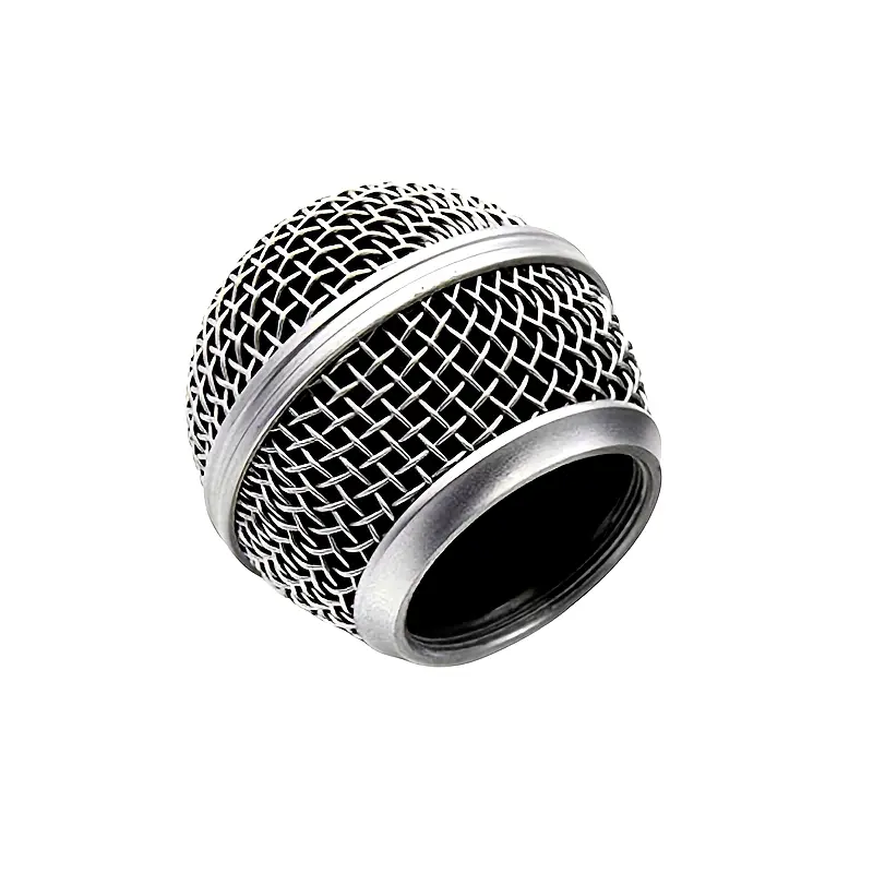 10pcs SM58 Handheld Microphone Covers with Metal Mesh, Inner Foam - Audio Accessory for XLR Connector Microphones