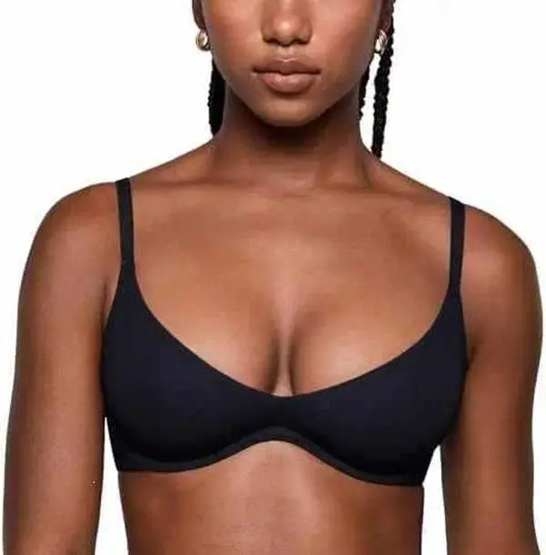 inlyric Women's Inbarely Plus Plunge Bra - Unlined Underwire Sexy Demi Balconette Bras, minimizer bra,comfy push up bra, gentle support, pretty lingerie