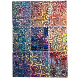 Custom Cozy Eeveelutions Master Set (9 Cards) - Hypno Swirl Holo Pattern - Eevee, Umbreon, Sylveon, Espeon, Vaporeon, Jolteon, Flareon, Leafeon, Glaceon - Precision Cut Art