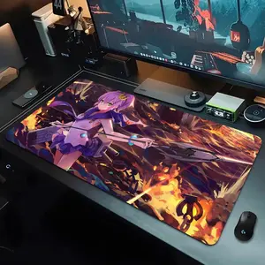 javelin azur lane Mouse Pad Game Design 1000×500mm 900×400mm 800×400mm 600x300mm Large XXL Gaming Mouse Pad - Extended, Thick, Non-Slip Rubber Base Desk Mat with Precision Stitched Edges - Washable Large Desk Pad