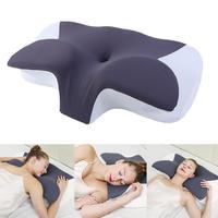 Dark gray wide pillow