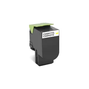 Lexmark AC-LCU540XY Compatible Toner Cartridge for C540H1YG, C540H2YG Printer, Yellow