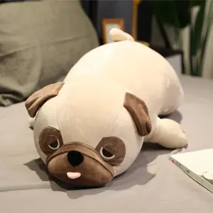 55cm Cute Animal Kawaii Pug Dog Plush Toys Sleep Pillow Kids Christmas Birthday Gift Child Girl Xmas Valentine's Gift