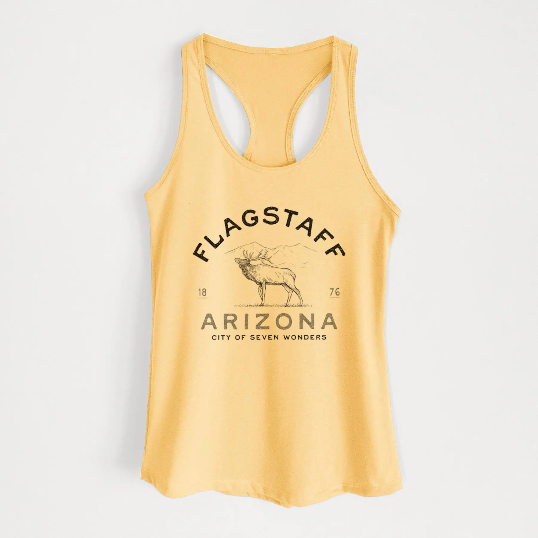 Flagstaff Arizona Elk - Women's Racerback Tanktop
