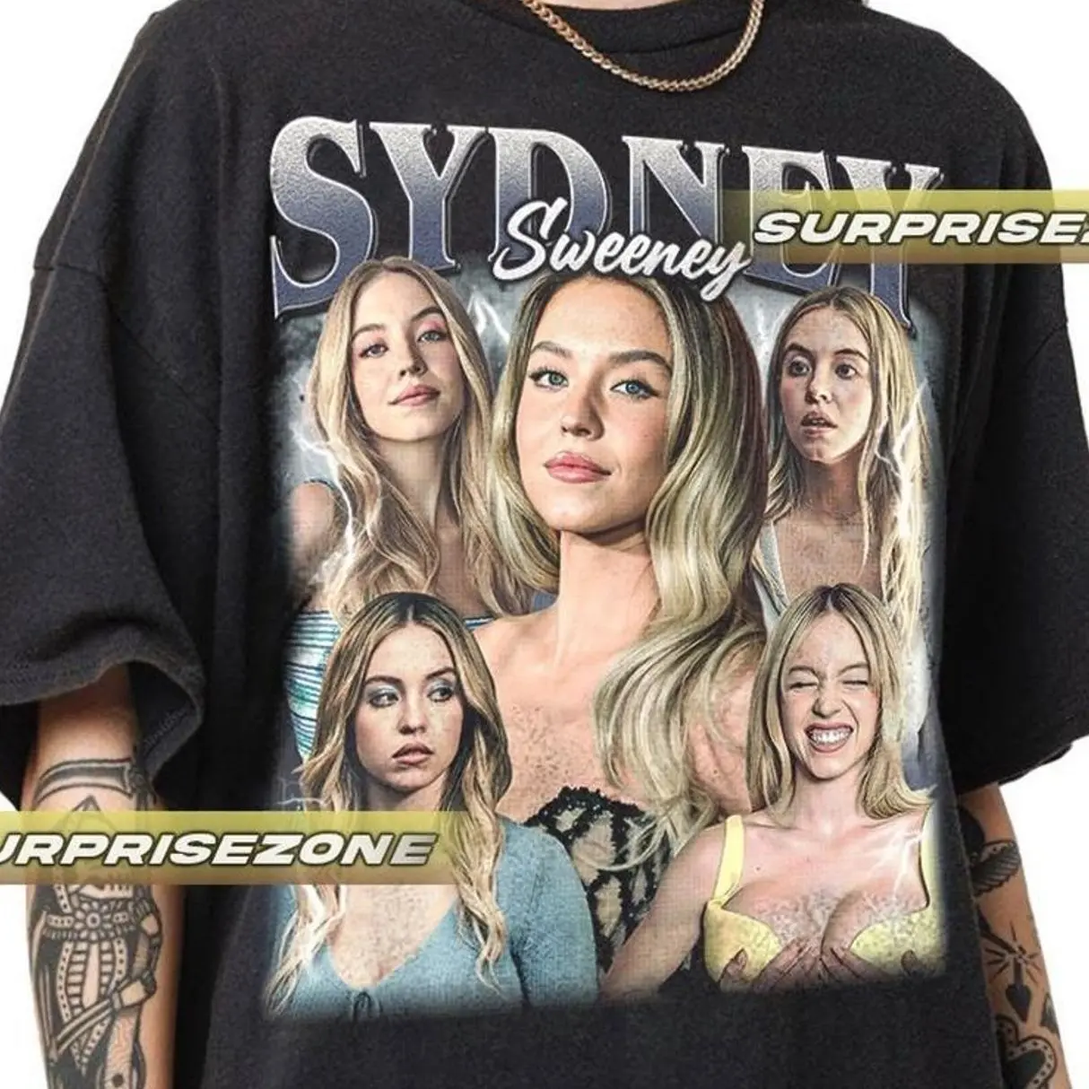 Sydney Sweeney Softstyle Vintage Shirt, Gift For Woman and Man T-Shirt YD2