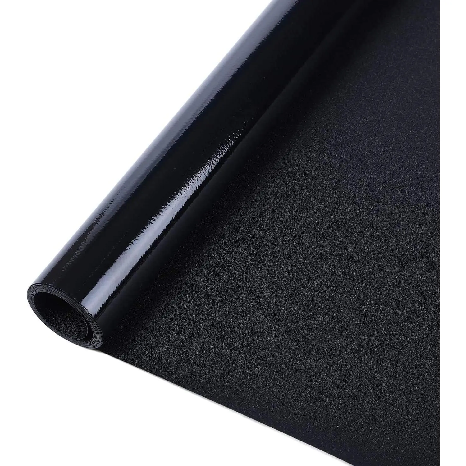 Blackout Window Film Removable Static Cling Window Tint, Darkening Privacy Heat & Light Blocking Window Cover for Day Sleep, Fits Home Garage Bedroom Black 17.5 x 78.7 Inches