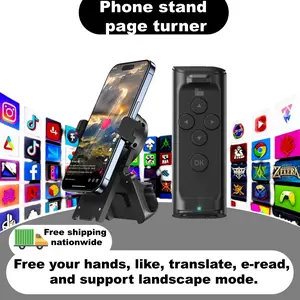 PUTARE Max 2025 New Version Wireless Phone Holder Remote Control for TikTok scrolling selfies page turning Compatible with Android Apple Hands-Free Control Camera Shutter Video Recording Remote