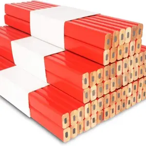 Woodworking Pencil Set, 6pcs/set Premium Octagonal Marking Tool, Hard Black Lead Lead, Perfect for Craftsmen and Craftsmen, Tool Kit Set, Art Drafting Pencils, Woodworking Tools, Hardware