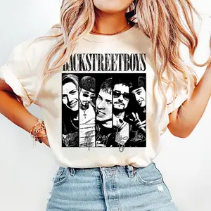 Backstreet Boys Shirt, Vintage 90s Pop Graphic Tee, Concert Outfit, Retro Music T-Shirt, Gift for BSB Fans